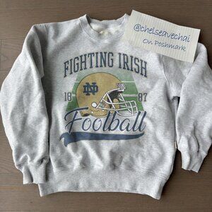 Vintage 1887 NCAA Notre Dame Fighting Irish Sweatshirt, University of Notre Dame